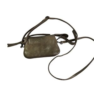 Rugged Hide Australia khaki olive green leather small crossbody purse